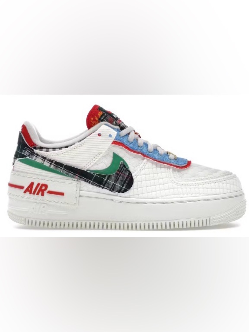 Nike AF1 Shadow “Sail Classic Green University Blue” New w/Box Women’s 5 / 3.5 Y